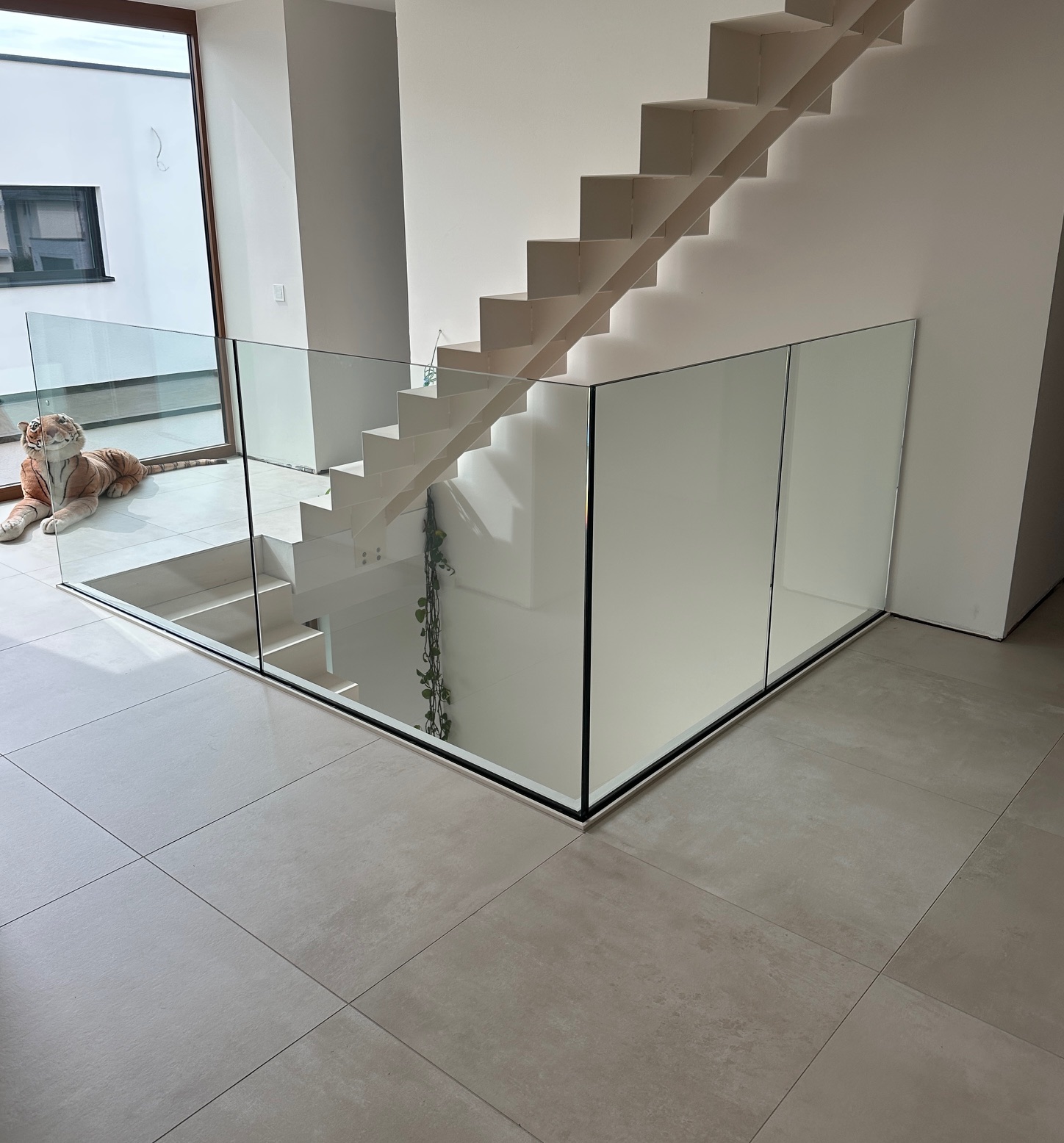 Glazen Balustrade te Londerzeel - Glas & Maatwerk project door Joos Technics